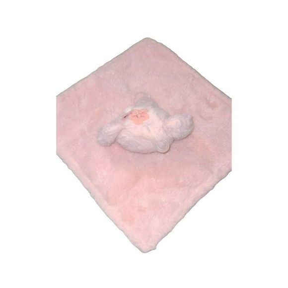 Parents Choice Pink Elephant Lovey Plush Security Blanket - Picture 3 of 5